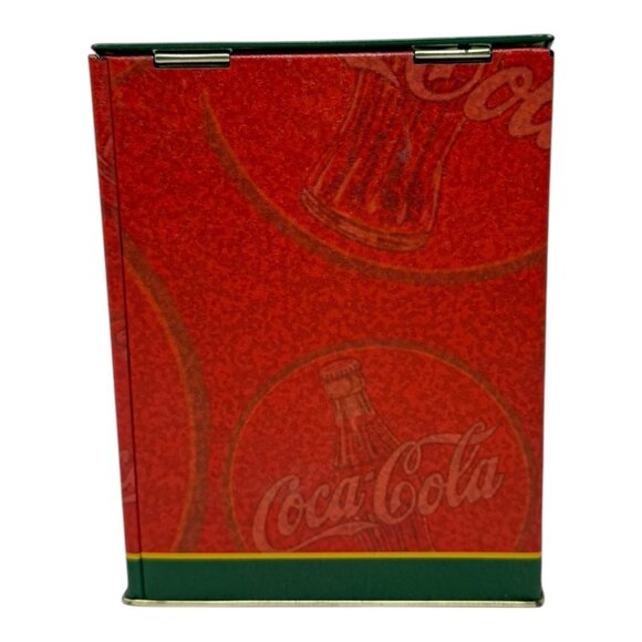 Coca-Cola Hinged Lid Retro Style Tin Container Nostalgic Diner Scene Vintage - Picture 4 of 8